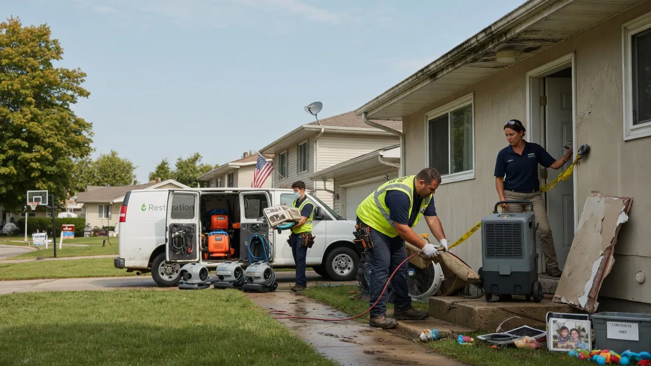 Water Damage Restoration in California, PA near me